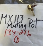 Mcintosh MX113 Muting Control Replacement Part Potentiometer. Fixed Price $20.00.