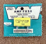 Nos New Wep Workman W1700-1 Fused Resistor For Vintage Electronic Equipment. Fixed Price $14.90.