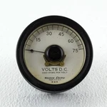 Vintage Western Electric H4K 0-75 Volts Dc Round Panel Meter Working. Fixed Price $34.99.