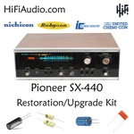 Pioneer SX-440 Full Rebuild Restoration Recap Service Kit Fix Repair Capacitor. Fixed Price $155.00.