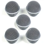 5X Mesh Microphone Grille Fits Shure SM58 ,chrome Plated. Fixed Price $26.00.
