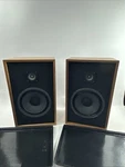 Vintage Realistic Radio Shack MC-1201 40-1990 Bookshelf Speakers Wooden Set. Fixed Price $120.95.