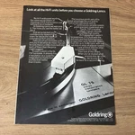 GRAM171 Magazine Advert 11X8 Goldring-lenco GL75P Turntable. Fixed Price $12.14.