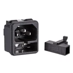 Uxcell C14 Panel Mount Plug Adapter 250VAC 10A 3P Iec Inlet Power Socket.... Fixed Price $16.60.