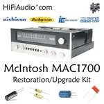 Mcintosh MAC1700 Receiver Rebuild Restoration Capacitor Upgrade Kit Repair. Fixed Price $195.00.