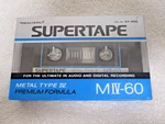 New Radio Shack Realistic Supertape MIV-60 Metal Type Blank Cassette. Fixed Price $24.00.
