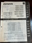 Aiwa NSX-V390 NSX-V500 NSX-V3000 V3001 XGV300 Service Manual *original*. Fixed Price $24.99.