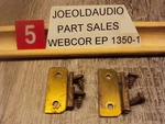 Webcor Speaker Hinge Set Right Side. Parting Out EP-1350/EP-1150-1. Fixed Price $9.99.