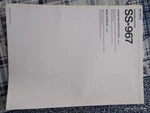 Vintage Sony SS-967 Speaker System Operating Instruction Manual. Fixed Price $17.99.