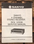 Sanyo Receiver Service Manual *original*. Fixed Price $24.97.