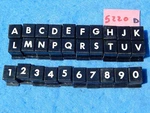 Wurlitzer 5220 Wall Box Selector Buttons - Set Of 30. Fixed Price $25.00.