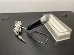 Grundig Gdm 312 Universal Dynamic Microphone Tested W/ Case Stand. Fixed Price $34.99.