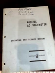 Hewlett Packard 400EL Voltmeter Operating Service Manual *original*. Fixed Price $19.99.