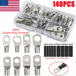 280PCS Car Copper Lug Ring Terminals Cable Electrical Wire Crimp Connectors Kit. Fixed Price $17.92.