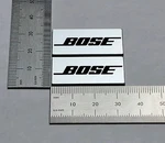 Bose Speaker Badge Logo Emblem Brushed Silver With Self Stick Adhesive. Fixed Price $11.95.