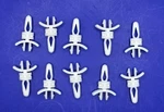 10 New Plastic Pcb Circuit Board Supports For Pioneer Amplifiers 1/4" Rise. Fixed Price $13.00.
