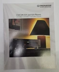 1990'S Pioneer Cd/cdv/ld And Players Brochure CLD-3080 2080 1080 LD-870. Fixed Price $29.97.
