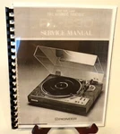 Pioneer PL-530 Turntable Service Manual Comb Bound Gloss Protective Covers. Fixed Price $15.95.