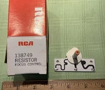 Rca Oem Part # 138749 Focus Control Resistor 147849-3 1378448. Fixed Price $8.99.