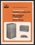 Leak Mini Sandwich Speakers Ad Flyer, English. Fixed Price $39.59.