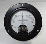 Weston Model 301 100-0-100 Dc Milliamperes 3-1/2" Panel Meter. Fixed Price $25.00.