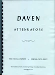 Vintage Daven Attenuators Catalog 1950'S-1960'S. Fixed Price $31.95.