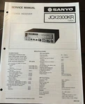 Apr 1978 Sanyo Jcx 2300KR Stereo Receiver Service Manual. Fixed Price $20.00.