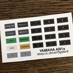 Yamaha AN1X Synthesizer Vinyl Replacement Button Stickers Set. Skin Labels. Fixed Price $20.27.