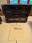 Sony Stereo Bundle TA-AX311 Amp ST-JX311 Am/fm Tuner TC-W311 Dual Cassette. Fixed Price $130.00.