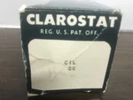 Honeywell Clarostat Audio Attenuator Volume Control L-pad CIL2K 2,000 Ohms Nos. Fixed Price $197.50.
