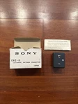 Sony EAC-6 External Antenna Connector Made In Japan Black. Fixed Price $20.00.