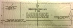 Mcintosh Panloc Shelf Mounting Template #100. Fixed Price $25.50.