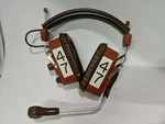 Vtg Fleetwood Headphones T8M6MA W/boom Mic Conferencing Working Usa. Fixed Price $35.00.