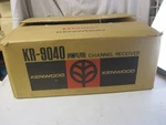 Extremely Rare Genuine Vintage Kenwood KR-9040 Receiver Retail Box. Fixed Price $224.99.