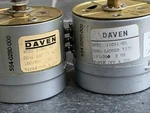 Pair 1970S Vintage Daven 11061-KU 150/300 Ohm Dual Ladder Audio Attenuators +cue. Fixed Price $85.00.