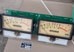 Harris Pacemaker PM-218 Autogram Broadcast Mixing Board Vu Meters. Fixed Price $75.00.