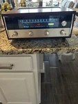 Mcintosh MR67 Fm Tuner With Walnut Cabinet. Fixed Price $999.00.