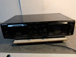 Vintage Sony TC-WE435 Stereo Dual Cassette Deck. Needs New Belts. Fixed Price $49.95.