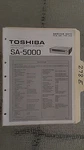 Toshiba SA-5000 Service Manual Original Repair Book Stereo Receiver Tuner Radio. Fixed Price $20.00.