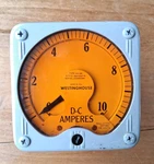 Westinghouse KX24 Dc Amperes Meter Vtg 0-10. Fixed Price $19.98.