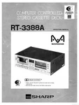 Sharp RT-3388A Tape Deck Owners Manual. Fixed Price $22.24.