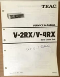 Teac V-2RX / V-4RX Stereo Cassette Deck Service Manual *original* #1. Fixed Price $19.89.