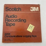 Vintage Scotch 8206 10.5" Reel-to-reel Communications Logging Tape Brown Usa. Fixed Price $24.99.