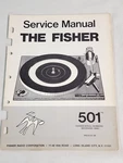 Fisher 501 Turntable Factory Service Manual Pe. Fixed Price $22.00.