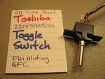 Toshiba 2214599500 Toggle Sw Fm Mute Afc SA-504 Quad Stereo Receiver. Fixed Price $10.97.