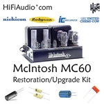 Mcintosh MC60 Tube Restoration Recap Repair Upgrade Rebuild Kit Filter Capacitor. Fixed Price $125.00.