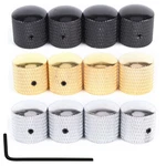 4PCS Dome Volume Tone Control Knobs With Inner Hexagon Spanner Guitar Bass. Fixed Price $8.98.