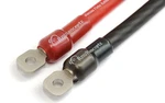 Knukonceptz 1/0 Gauge Set Screw Ring Terminals Pair Nickel Silver Heat Shrink. Fixed Price $9.99.