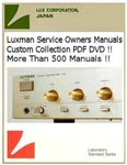Luxman Service Owners Manuals Mega Collection Audio Computer Dvd !!. Fixed Price $12.97.