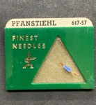 Pfanstiehl Record Needle Sapphire #617-S7, New Old Stock, Unopened. Fixed Price $8.50.